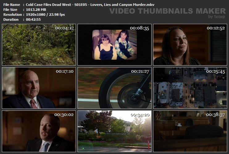 Cold Case Files Dead West - S01E05 - Lovers, Lies and Canyon Murder.mkv