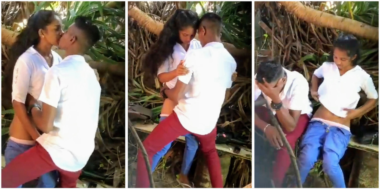 18 year girl caught in jungle doing sex with boyfriend viral mms