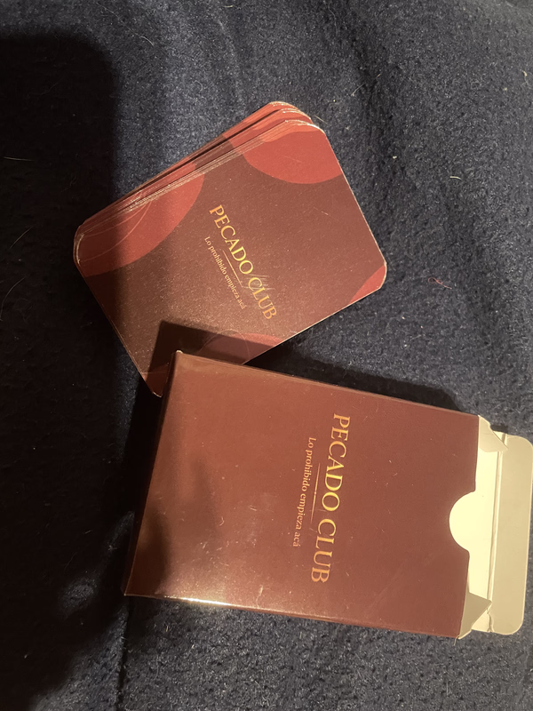 Pecado Club cartas físicas