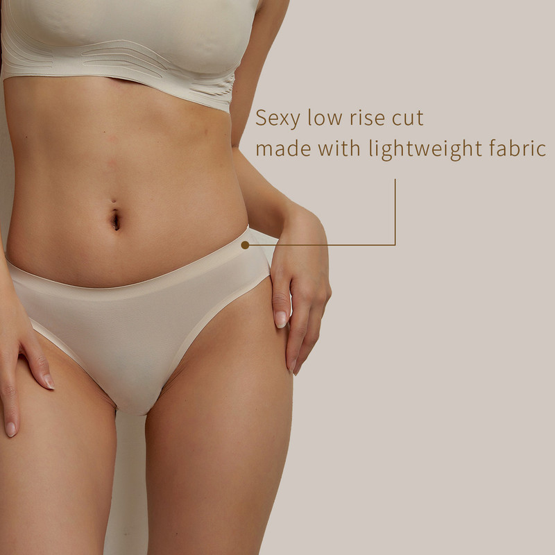 Ultra Thin Bikini - Women's Underwear - Cotton & Hemp Black