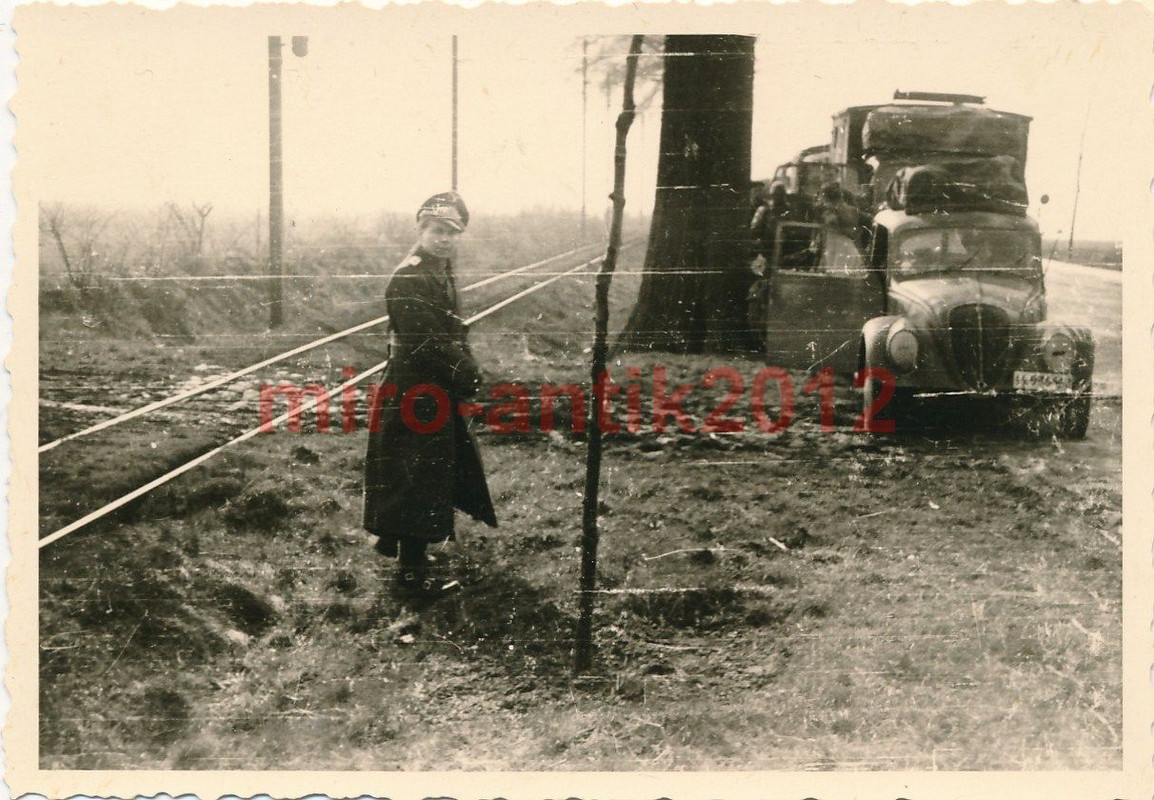 Foto, Wehrmacht, Konvoi, Rückzug der Truppen, 19