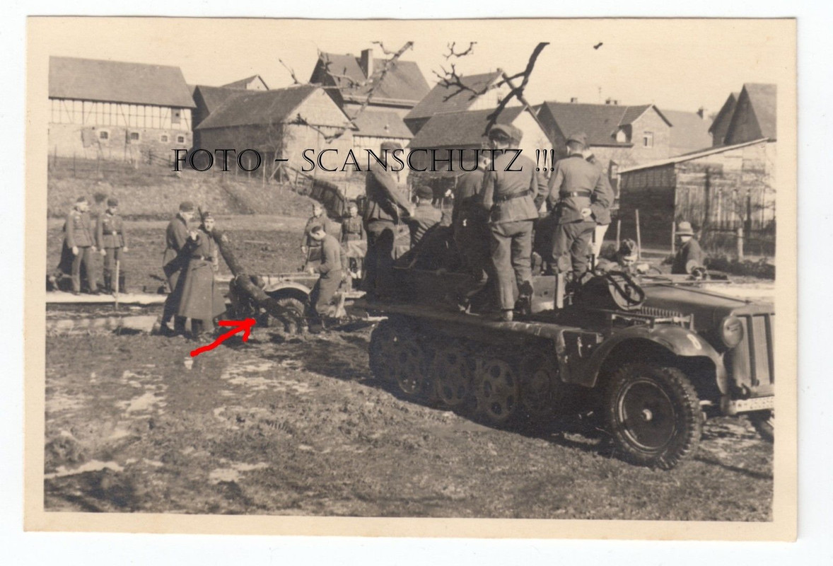 Frohnhausen (Dillenburg) Bergung d. SD Kfz aus B