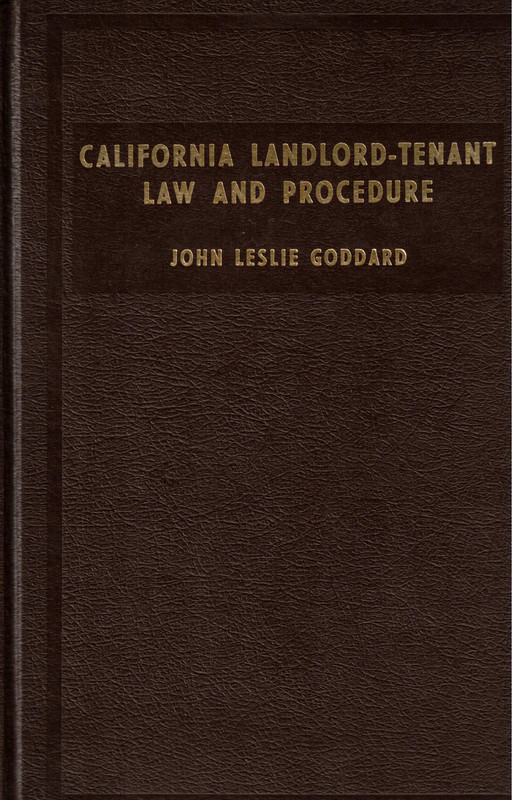 California Landlord-Tenant Law and Procedure