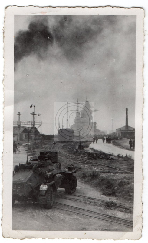 Osten Russland Ukraine deutscher Panzer Spähwage