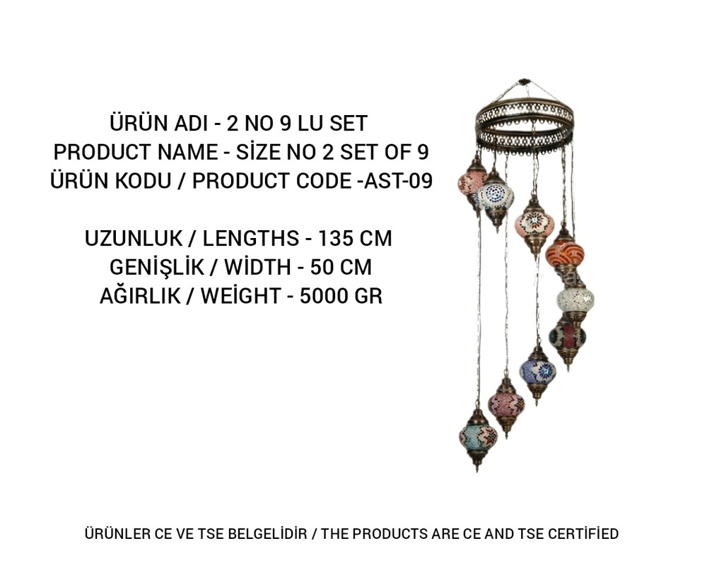 AST-09 mosaic lamp