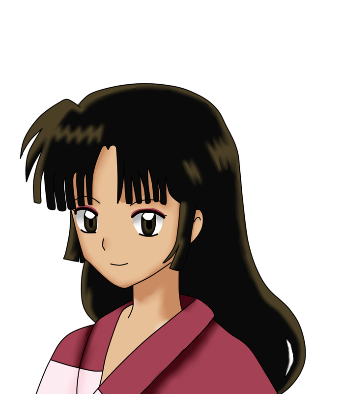 Hình vẽ Kikyou, Kagome, Sango bộ Inuyasha - Page 13 Sango_drawing_by_brsa-d4r1le3