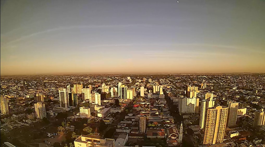 Campo Grande nesta manhã de quarta-feira