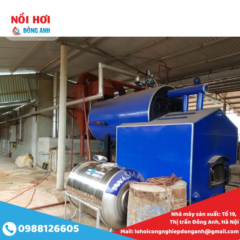 nồi hơi sấy gỗ