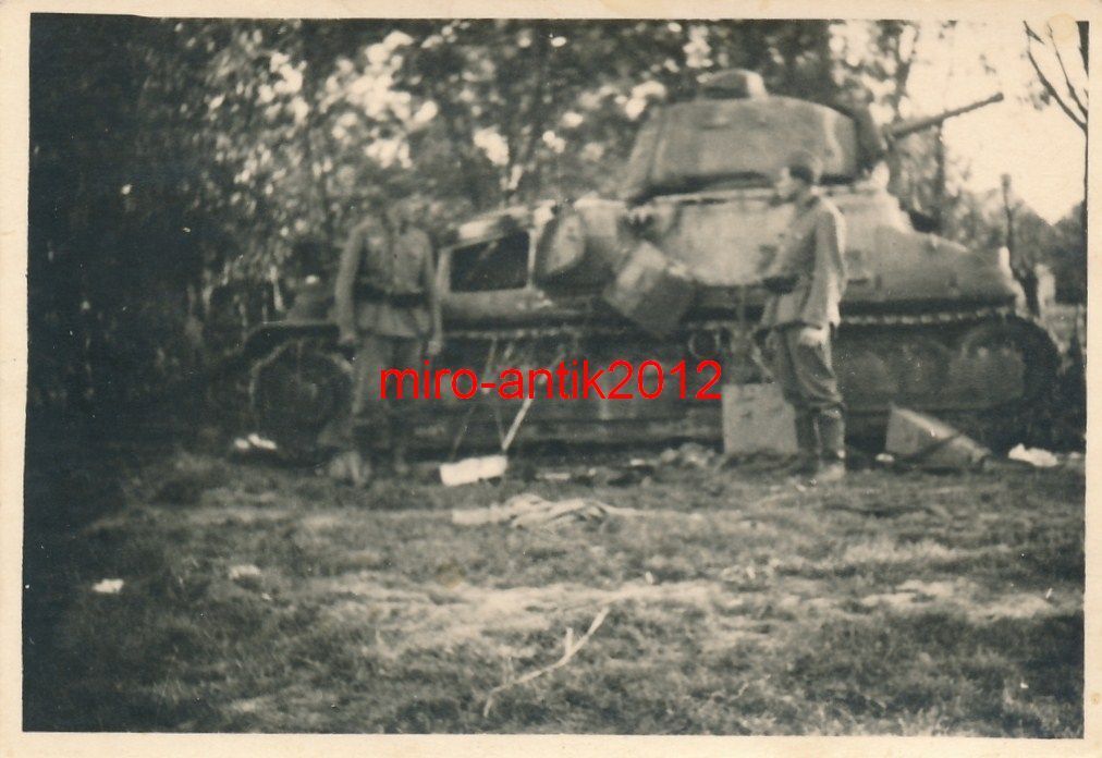Foto Militär in Frankreich Feldzug abgeschossene