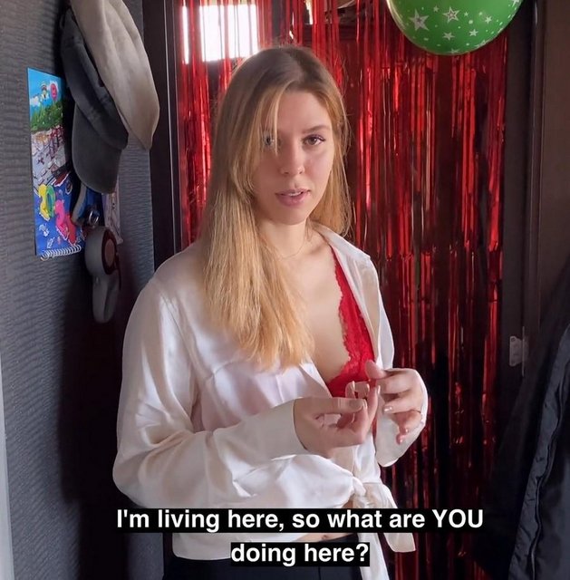 The Stepson Gave A Sex Gift To His Young Stepmother 25