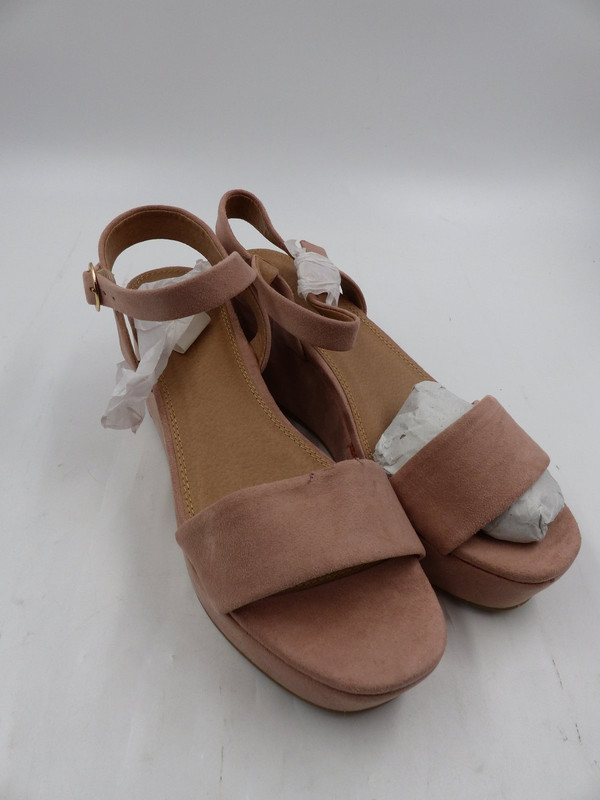 ASOS DESIGN TALLIE FLATFORM SANDAL IN BEIGE US WMNS SIZE 9 EURO 40 1566048