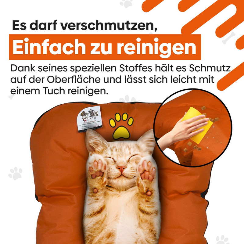 EVE Textile® cama para mascotas cama para perros cama para gatos cesta para perros cesta para gatos estera pequeña - Imagen 5 de 22