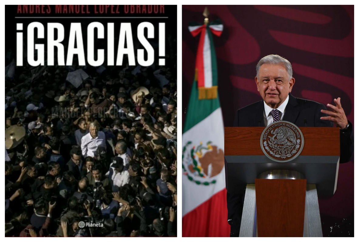 “¡Gracias!”, título del nuevo libro de AMLO; anuncia que sale el 15 de febrero 