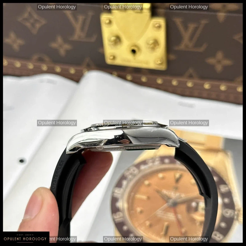 Rolex Daytona 126519LN Black Dial Diamond Indexes Oysterflex