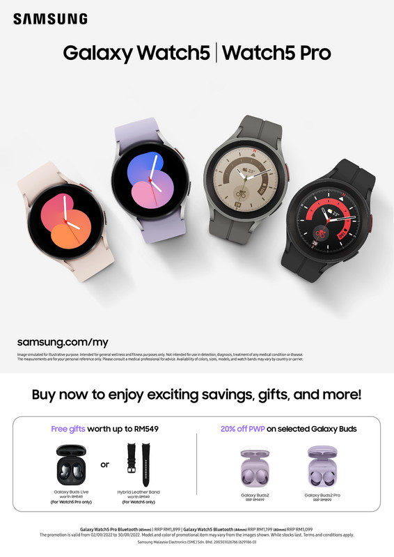 Wearable & hearable (watch 5 & buds 2)_Watch 5