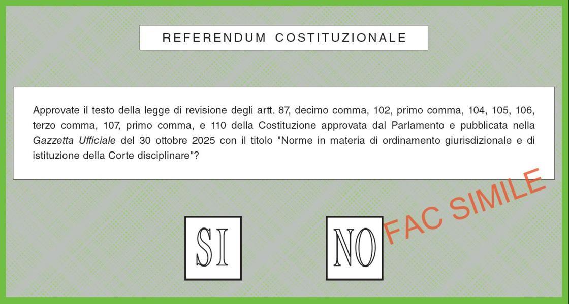 Referendum sulla giustizia del 22 e 23 marzo – Infovoto
