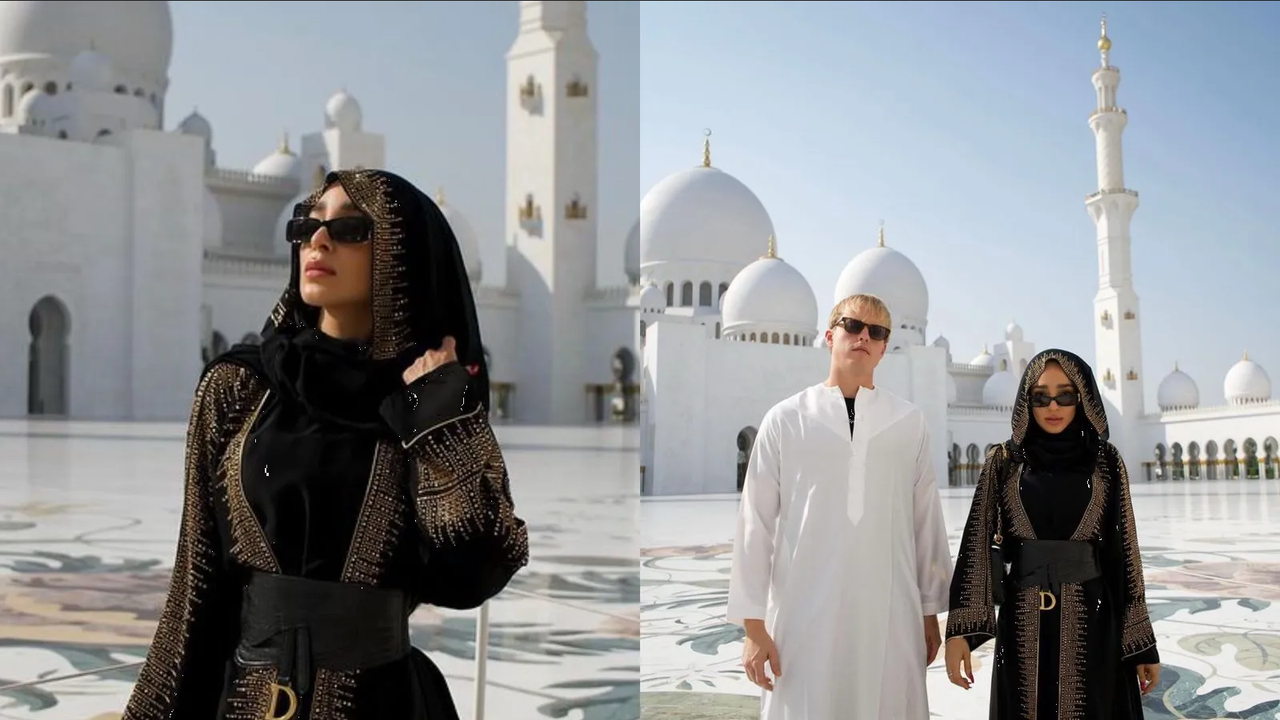 Así son las lujosas vacaciones de Manelyk González en Medio Oriente