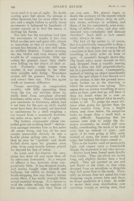 03-10-1915, How Aeroplane Has Changed War, Stead's Review.2