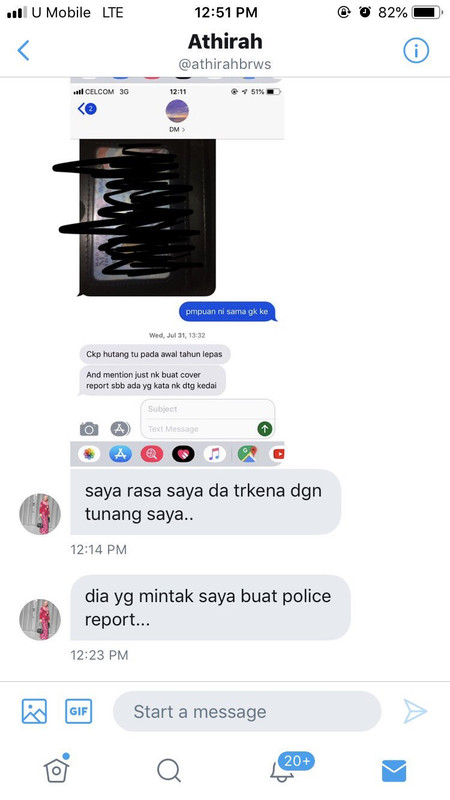 Screenshot Dinie tunang menyawamar jadi Hafizuddin