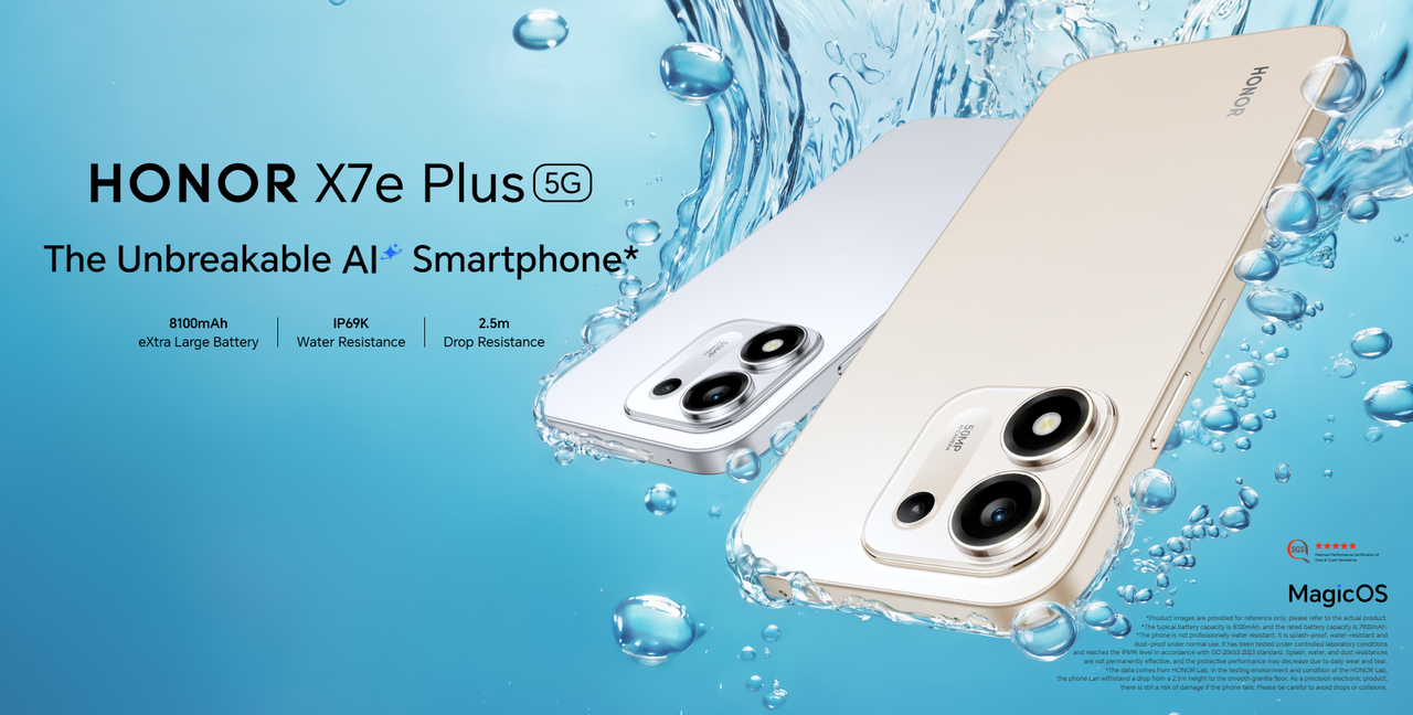 HONOR X7e Plus 5G Hero Banner
