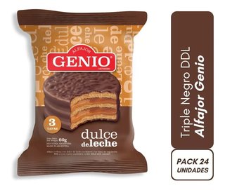 2534 | Alfajor Genio Triple Negro X 60 Grs