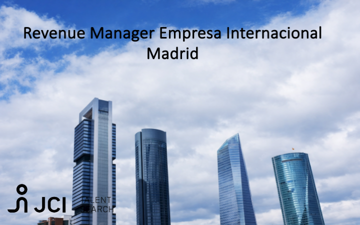Revenue Manager Empresa Internacional Madrid