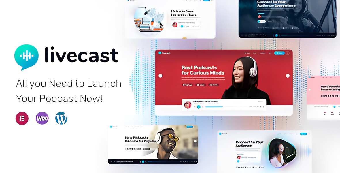 Livecast – Podcast WordPress Theme