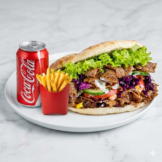 Menú Kebab Normal