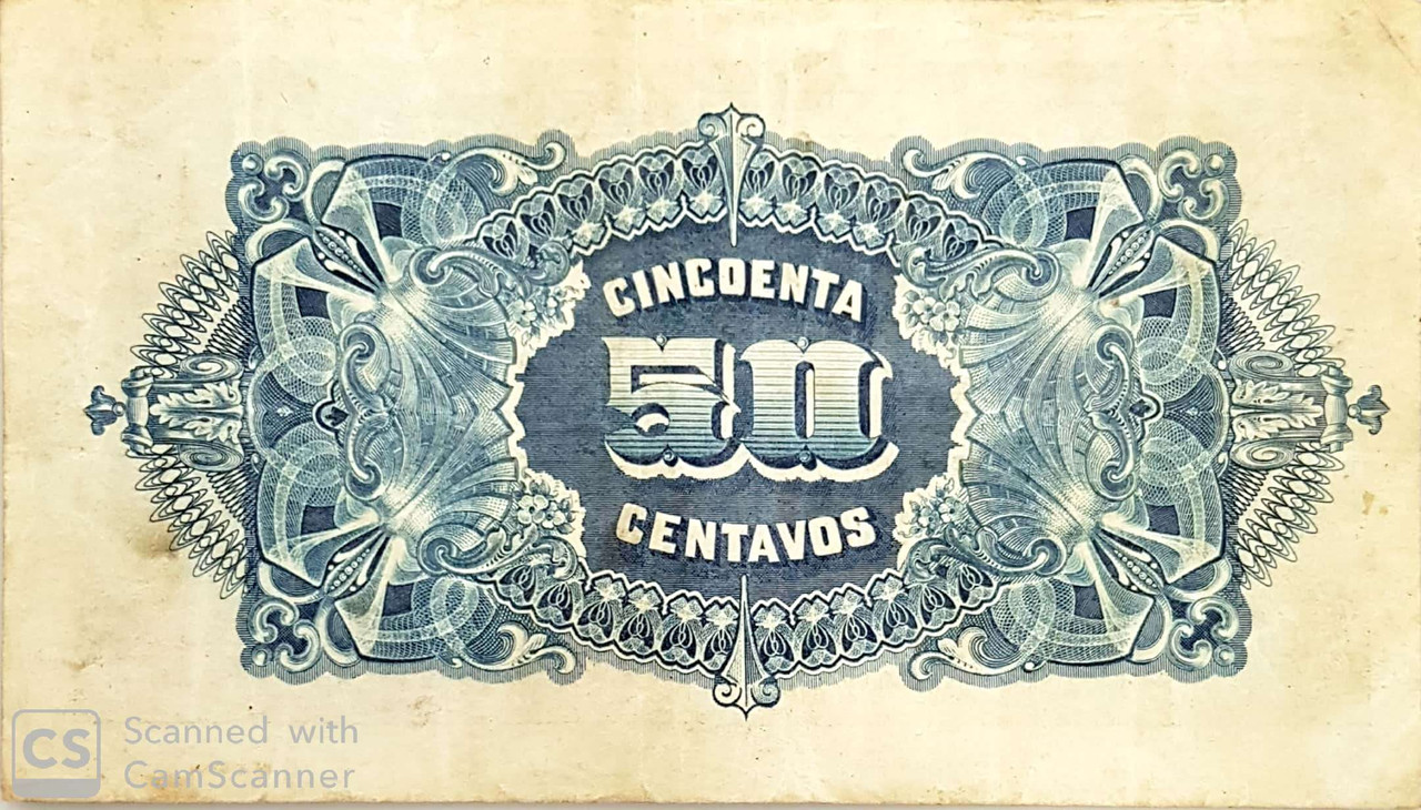 Nota 50 Cincoenta Centavos Banco da Beira 1919_1