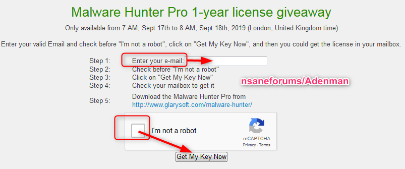 download malware hunter pro 1 year license giveaway
