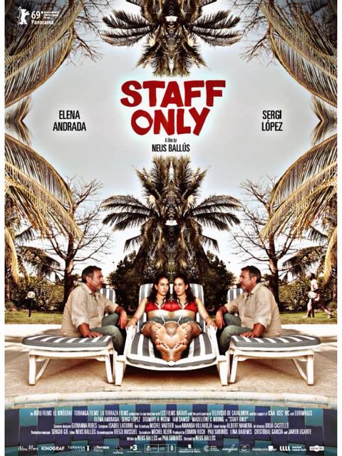 PÓSTER DE LA PELÍCULA “STAFF ONLY”, DE NEUS BALLÚS, QUE TAMBIÉN ESTARÁ EN LA SECCIÓN OFICIAL DEL FESTIVAL DE MÁLAGA