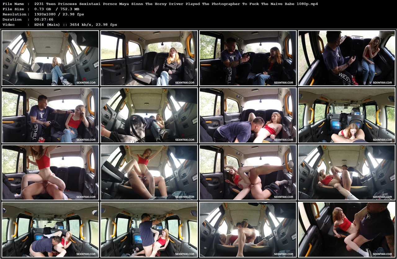 2231 Teen Princess Sexintaxi Porncz Maya Sinnn The Horny Driver Played The Photographer To Fuck The