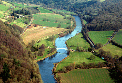River Wear - UK river flowing through England