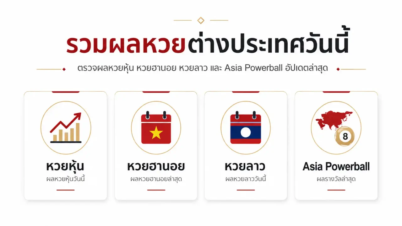 ภาพรวมหมวดข้อมูลภายในเว็บไซต์ซื้อหวยยัง