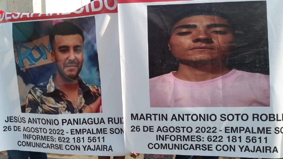 Dan 'levantón' a Jesús y Martín en Empalme; familiares culpan a elementos de la Marina