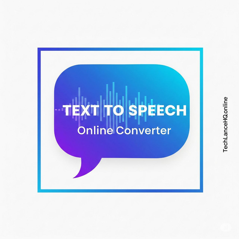 text to speech Generator Tool Thumbnail