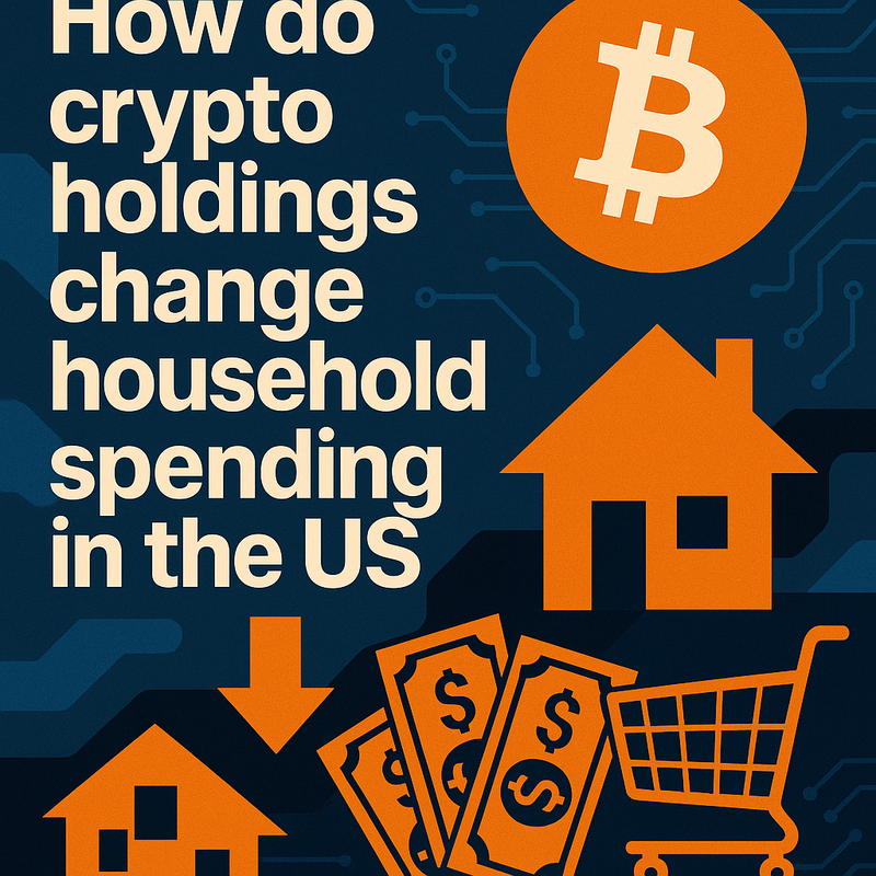How do crypto holdings change household spending in the US