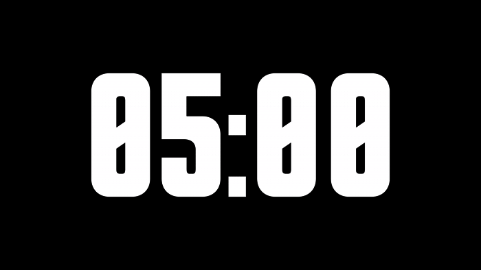 Horizonte Alpha Channel: Cuenta Regresiva de 5 Minutos en Alta Resolución