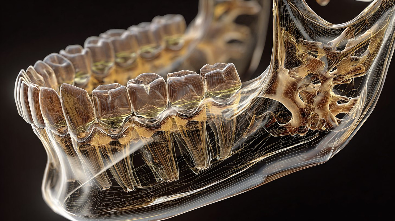 Трехмерная модель челюсти, полученная методом КЛКТ