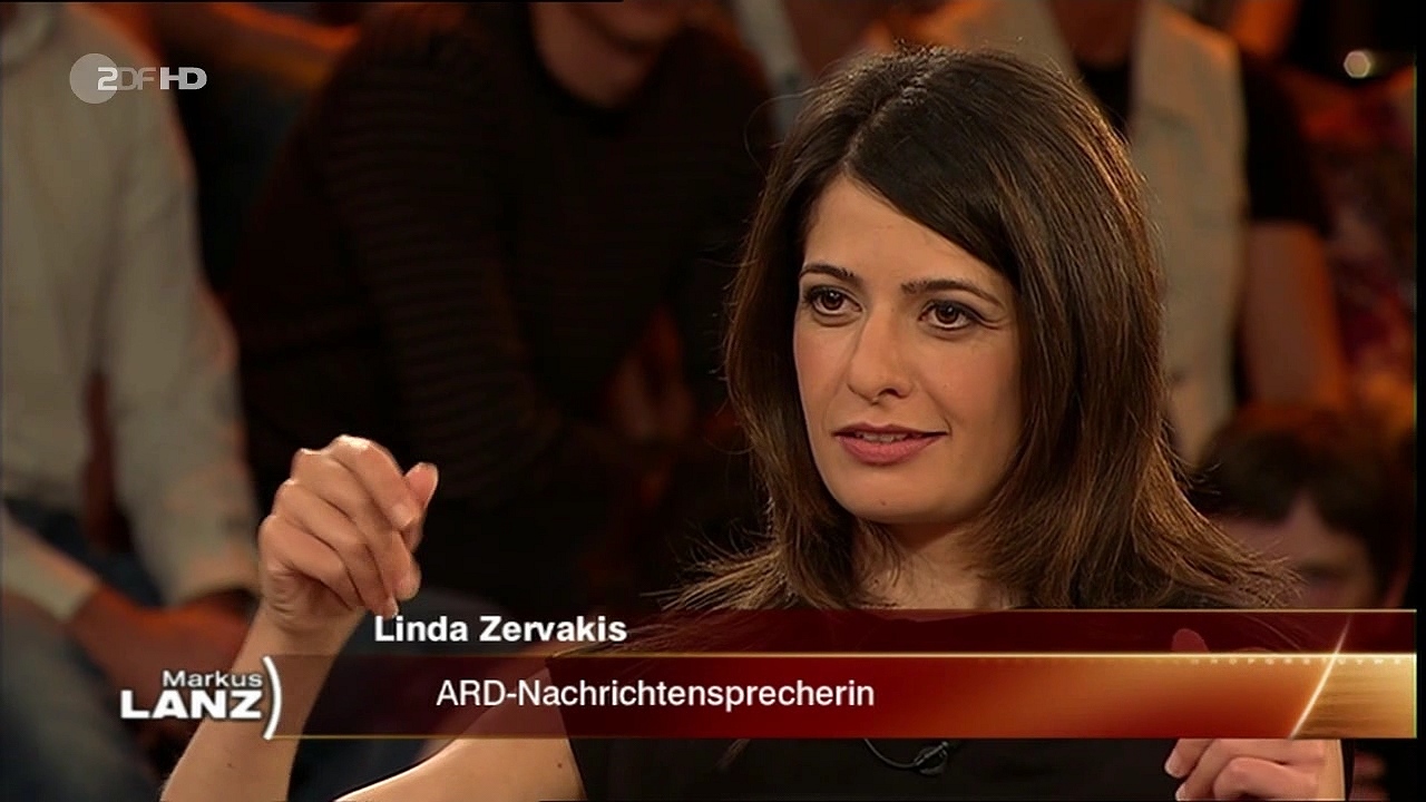 Schaut, auch Linda Zervakis hat Beine.... Bilder ...