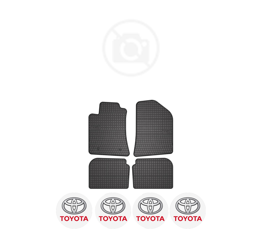 Set covorase presuri TOYOTA AVENSIS | T25 din 2009-2016, auto, din cauciuc thermoplastic, 4 Stickere auto cu TOYOTA