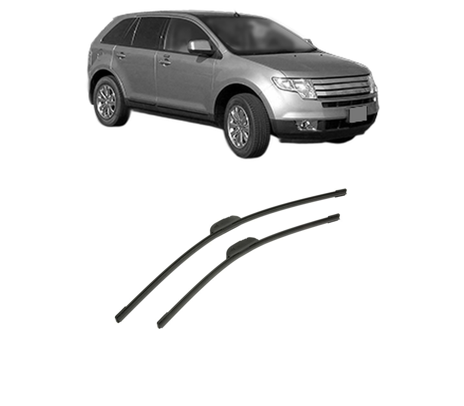 Set stergatoare auto FORD EDGE (U387) din 2006-2015, pentru parbriz auto, 2 bucati, Bosch Aerotwin Retrofit, din cauciuc siliconat rezistent, 4 Stickere Auto FORD