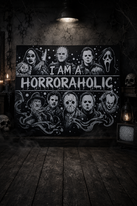 I AM A HORRORAHOLIC - HueForge Art