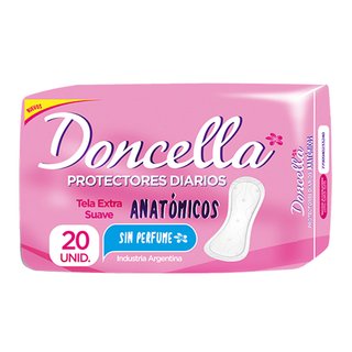 3663 | Protectores Doncella Anatomicos X 20 U (rosa)