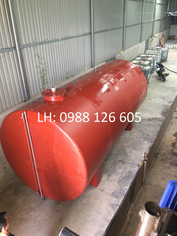 bồn thép chứa dầu 21m3