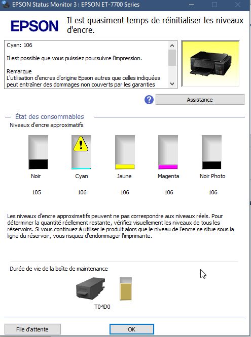 Comment réinitialiser les tampons d'encre de votre imprimante Epson à zéro  