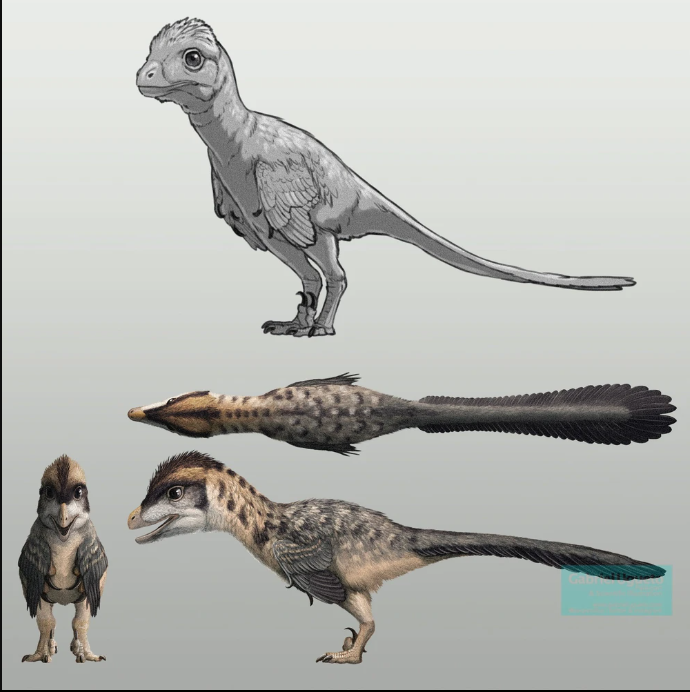 By Gabriel Ugueto concept art behind the Baby velociraptors: https://www.instagram.com/serpenillus/p/CvchaLeLYsi
