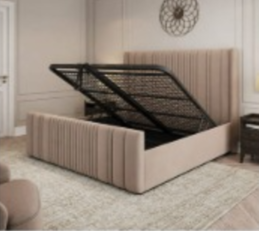 Metal Cage Ottoman