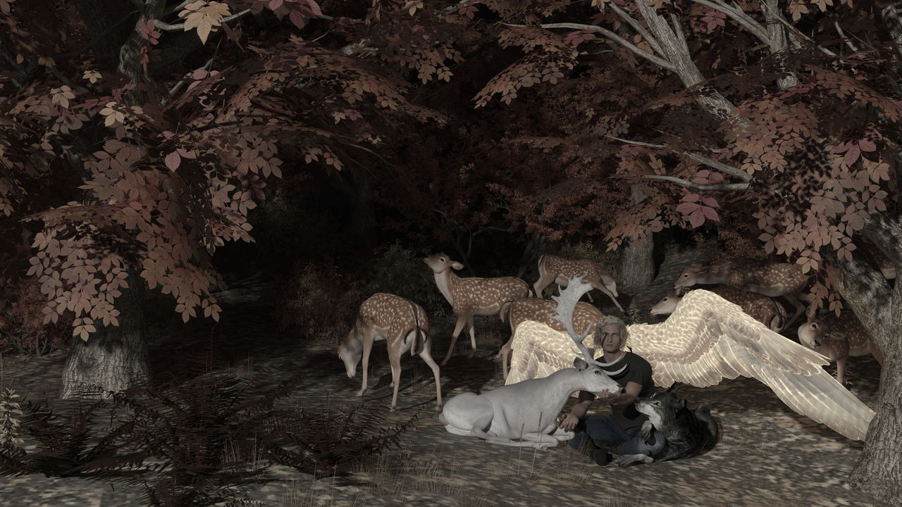 Uriel and Rieka with the Deer Herd