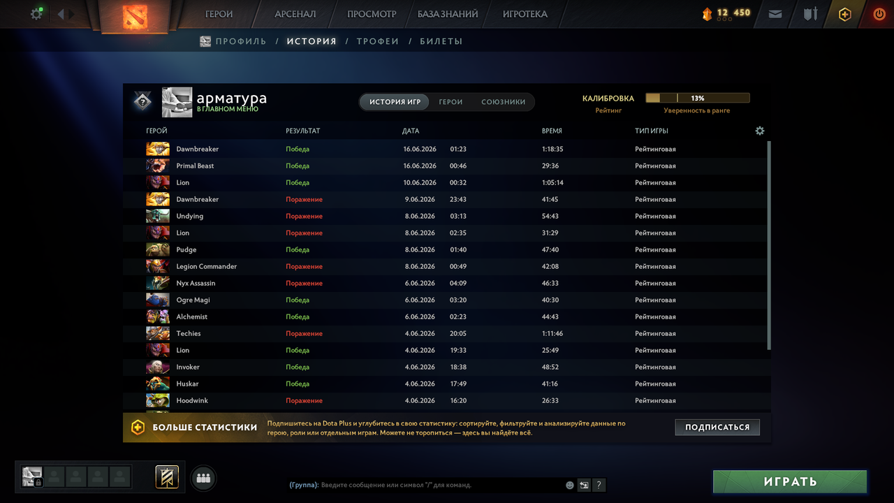Dota 2 Account  MMR